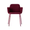 Bardot Chair with Arms - Tube - Upholstered