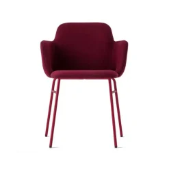 Bardot Chair with Arms - Tube - Upholstered