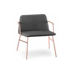 Bardot Lounge Chair with Arms - Tube