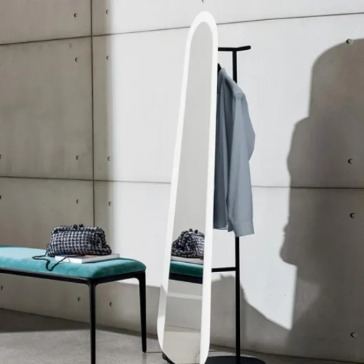 Clessidra Mirror with Coat Stand