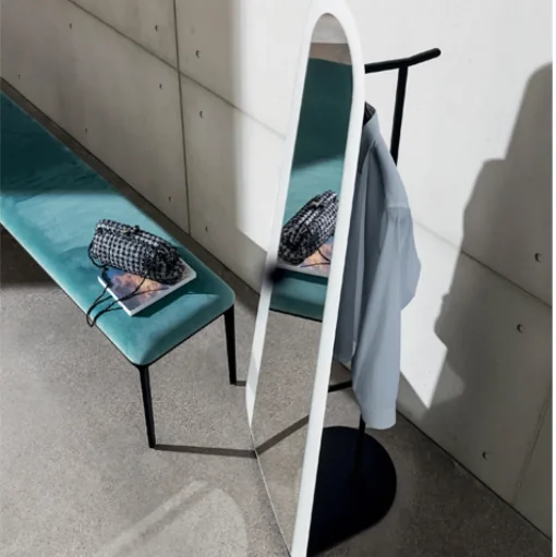 Clessidra Mirror with Coat Stand