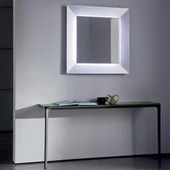 Denver Up Mirror with Lighting - Square