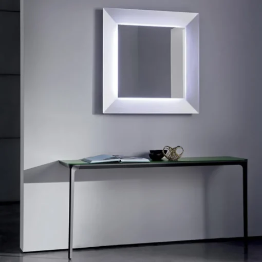 Denver Up Mirror with Lighting - Square