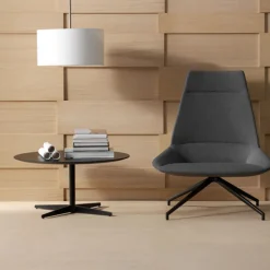 Dunas XL High Back Lounge Chair - Swivel Base