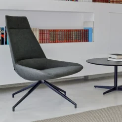 Dunas XL High Back Lounge Chair - Swivel Base