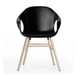 Elephant Chair - Upholstered - Wood Legs