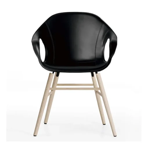 Elephant Chair - Upholstered - Wood Legs