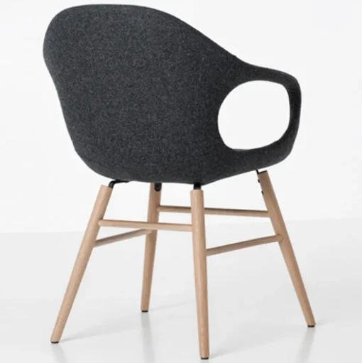 Elephant Chair - Upholstered - Wood Legs