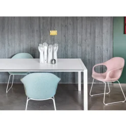 Elephant Chair - Upholstered - Sledge Base