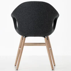 Elephant Chair - Upholstered - Wood Legs