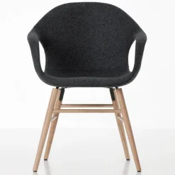 Elephant Chair - Upholstered - Wood Legs