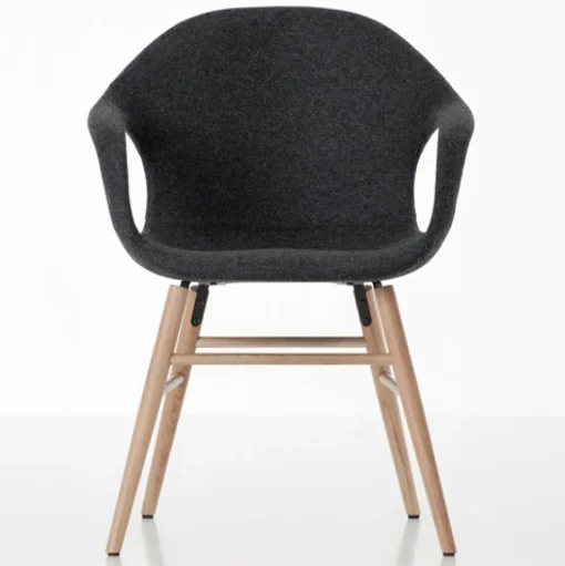 Elephant Chair - Upholstered - Wood Legs