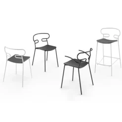 Genoa High Stool - Uphol