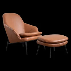 Hug Lounge Chair & Foot Stool