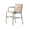 Julie Chair with Arms - Cuoio