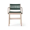 Julie Chair with Arms - Rope - Upholstered