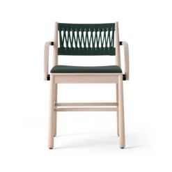 Julie Chair with Arms - Rope - Upholstered