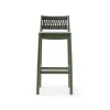 Julie High Stool - Rope - Upholstered