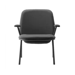 Lana Metal High Back Lounge Chair with Arms