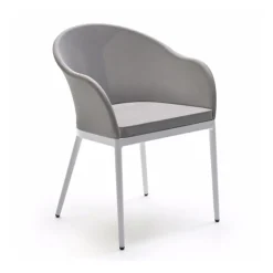 Saia Chair with Arms - Upholstered