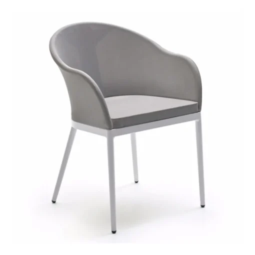 Saia Chair with Arms - Upholstered